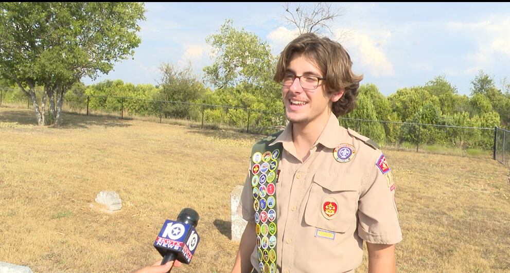 Belton Teenager Achieves Eagle Scout Rank Through Historic Cemetery Restoration