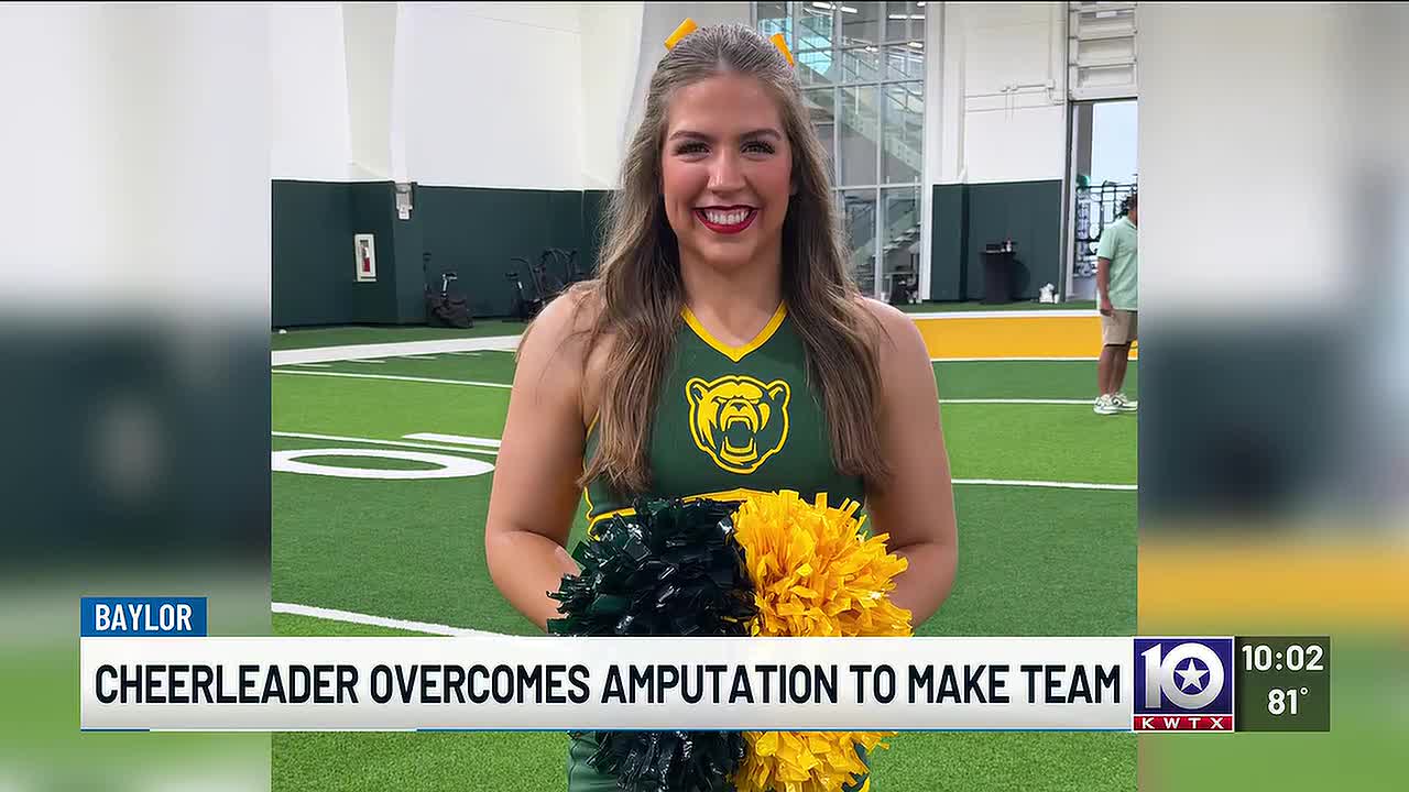 Baylor Cheerleader Achieves Dream After Leg Amputation