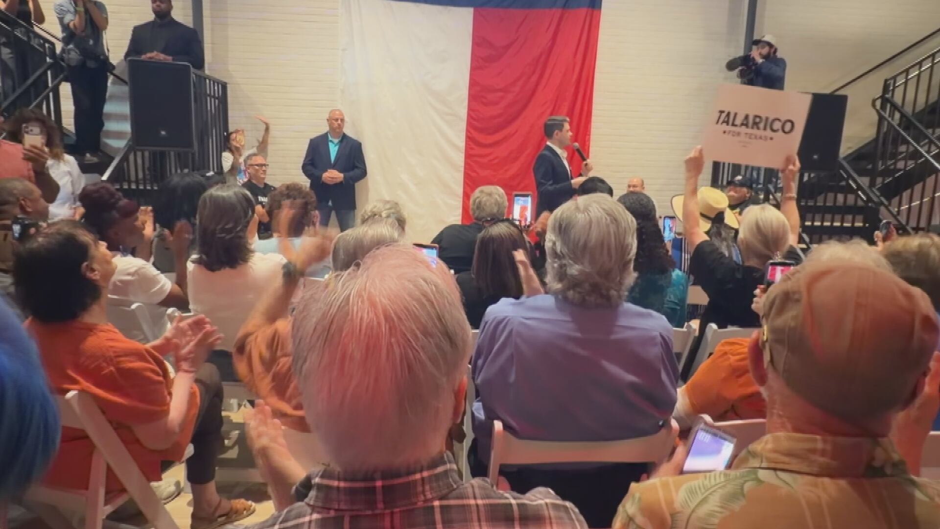 James Talarico Draws Large Crowd at Temple Campaign Stop