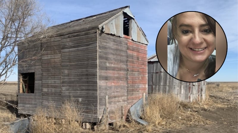 Police said 30-year-old Jerica Hamre’s body was found in this outbuilding on a rural farm.