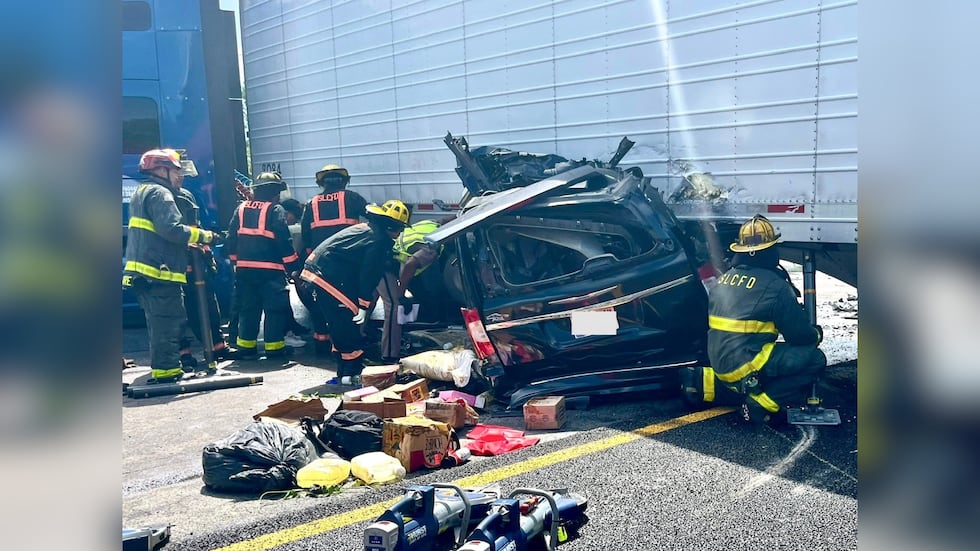 Three people were killed after a semi-truck attempted to make a U-turn on the Florida Turnpike.