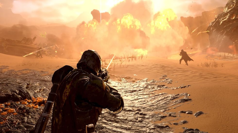 Freedom has a cost ... intergalactic mega corporations sending you to destroy aliens