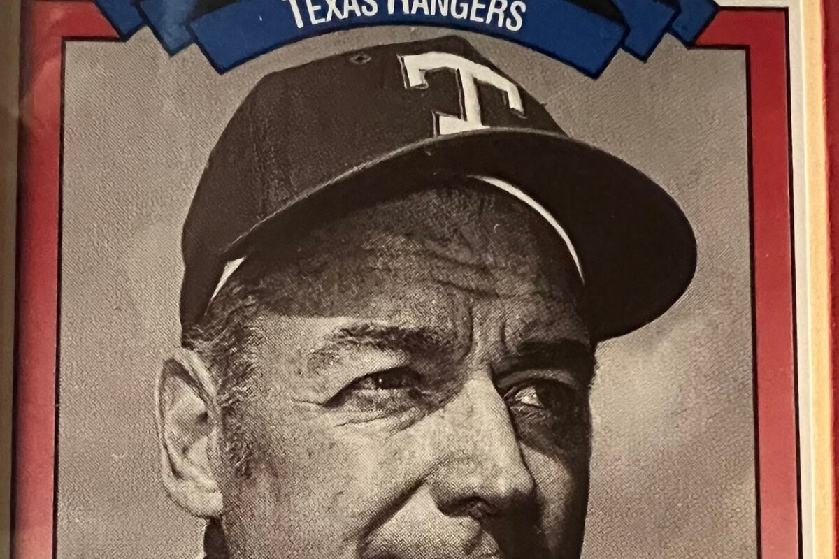 Larry Mccall Rangers First Ever Pitching Coach of Texas Rangers Rears Baseball Legacy in ...