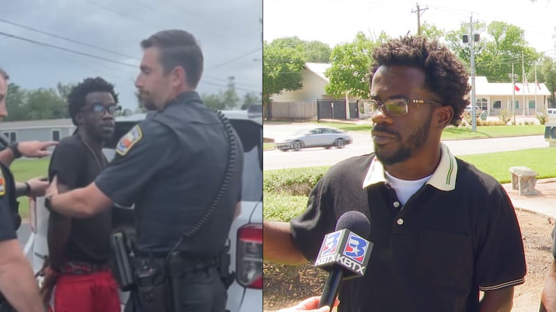 A man says he was tackled and handcuffed by police during a family cookout after they mistook...