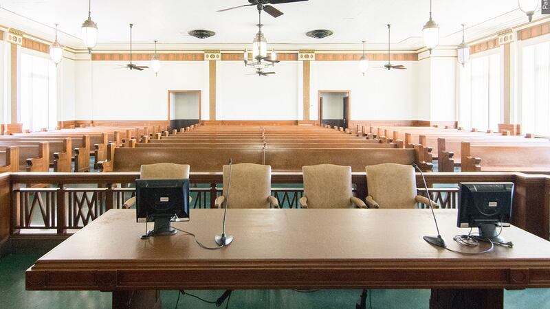 Generic Empty Courtroom