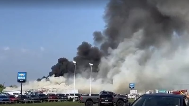 Authorities are responding to reports of smoke at the Chevrolet of West located at 225 T M W...