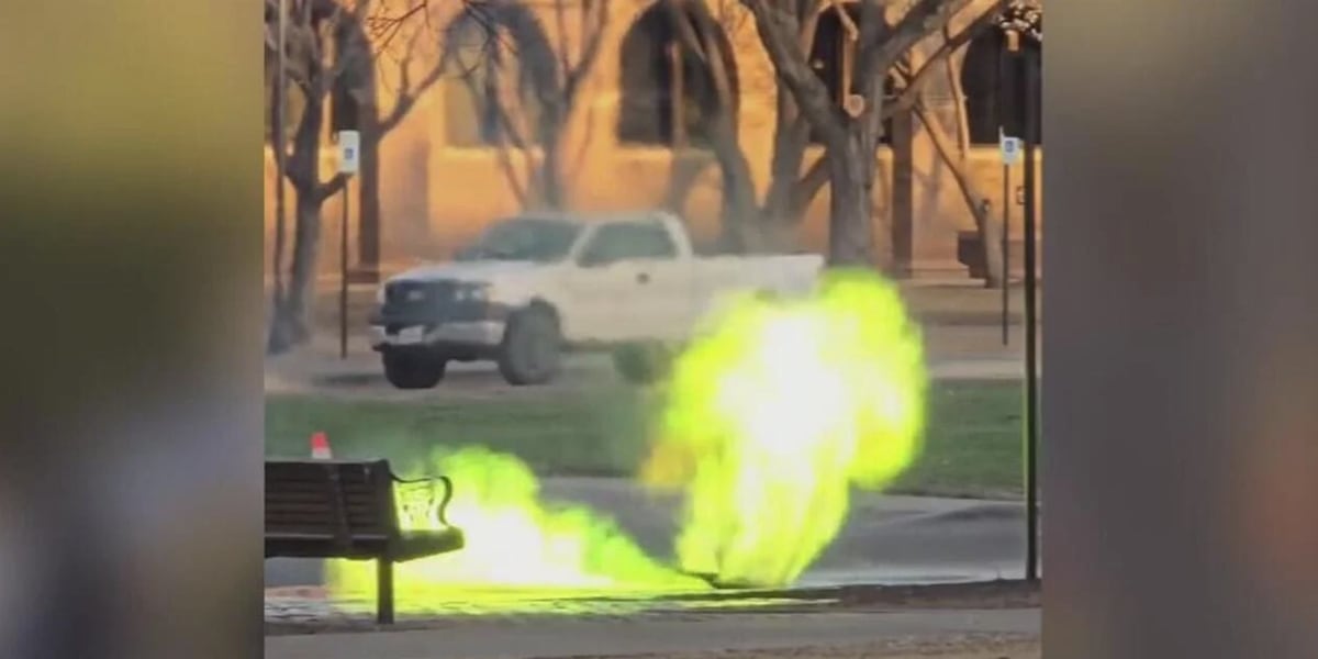 Maintenance hole explosion at Texas Tech University causes fires ...