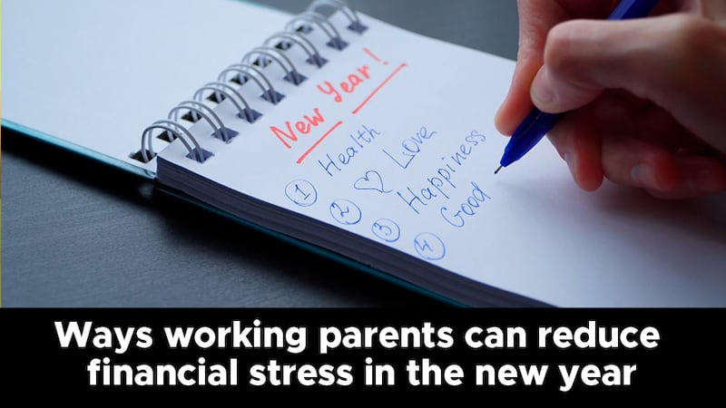 Ways working parents can reduce financial stress in the new year