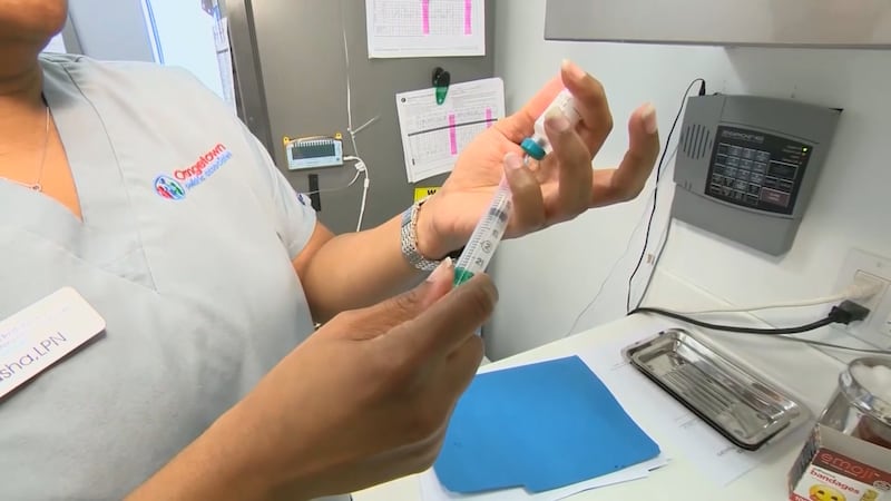 A new report indicates 44% of Texas kindergarteners are not complying with state measles...