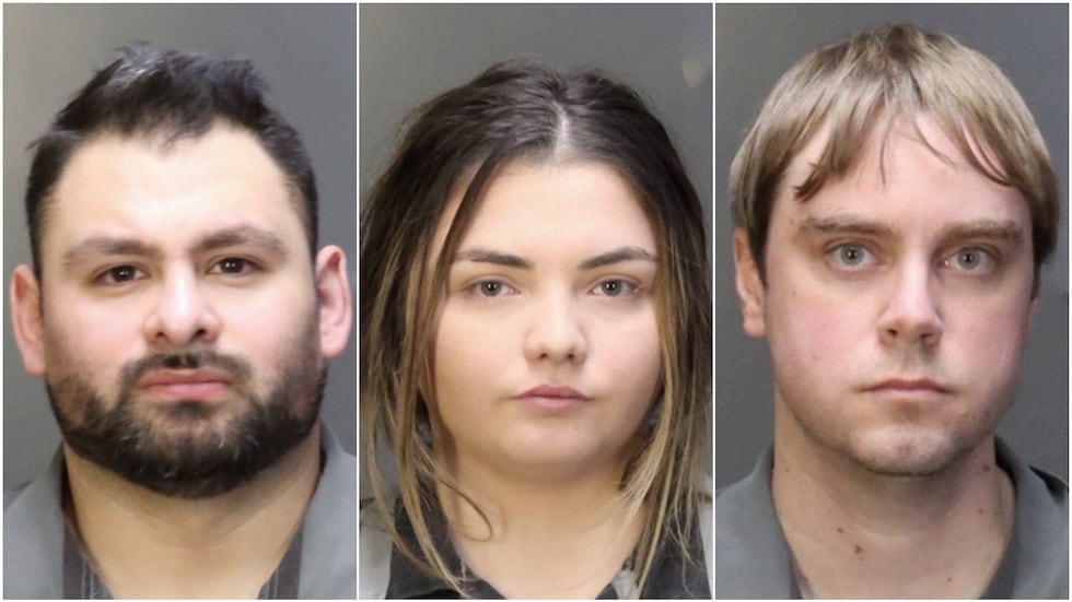 John Manuel Perales (left) Reagan Grace Wilkerson (middle) and Gary Lee Krenek (right) were...