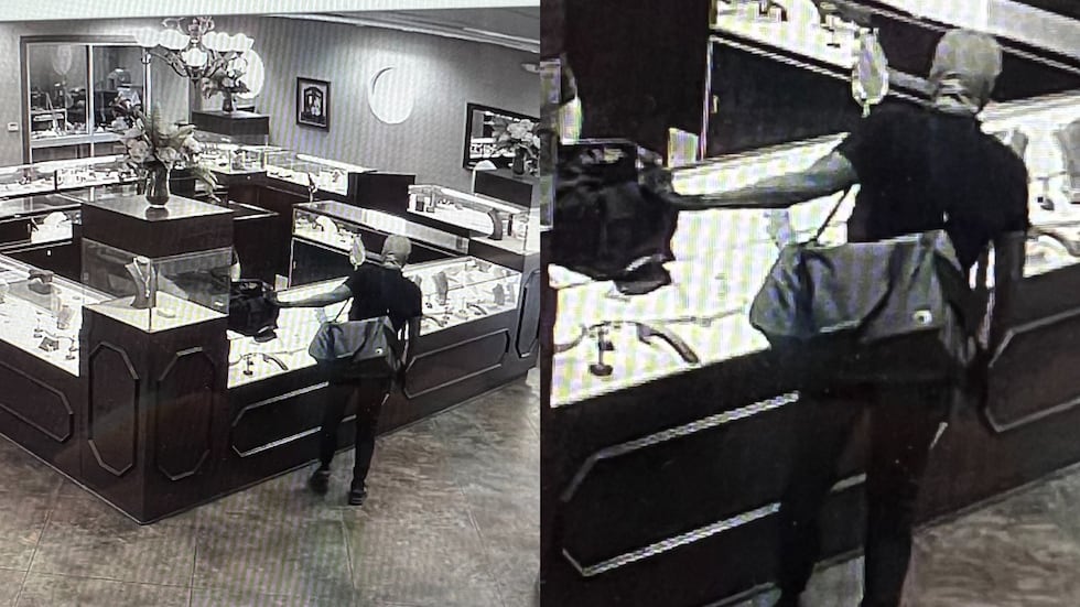 Heist left Boozer’s Jewelers practically empty after a man and a woman robbed the store at...