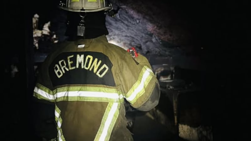 Storm leads to attic fire in Robertson County.