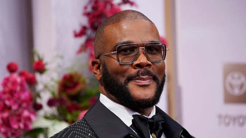 FILE - Tyler Perry arrives at the BET Awards on Monday, June 9, 2025, at the Peacock Theater...