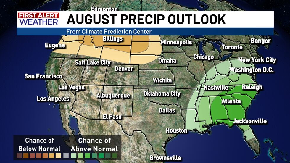 Central Texas has equal chances of above or below normal temperatures going into the month of...