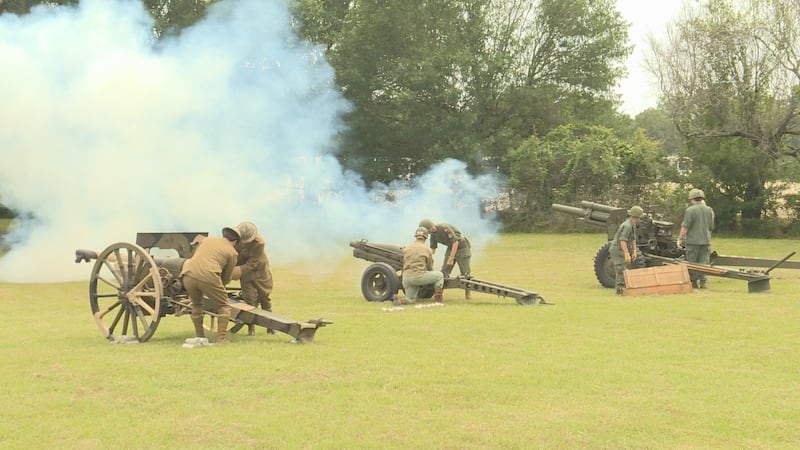 Ahead of Memorial Day the Museum of the American G.I hosted a 21-gun salute on Sunday to honor...