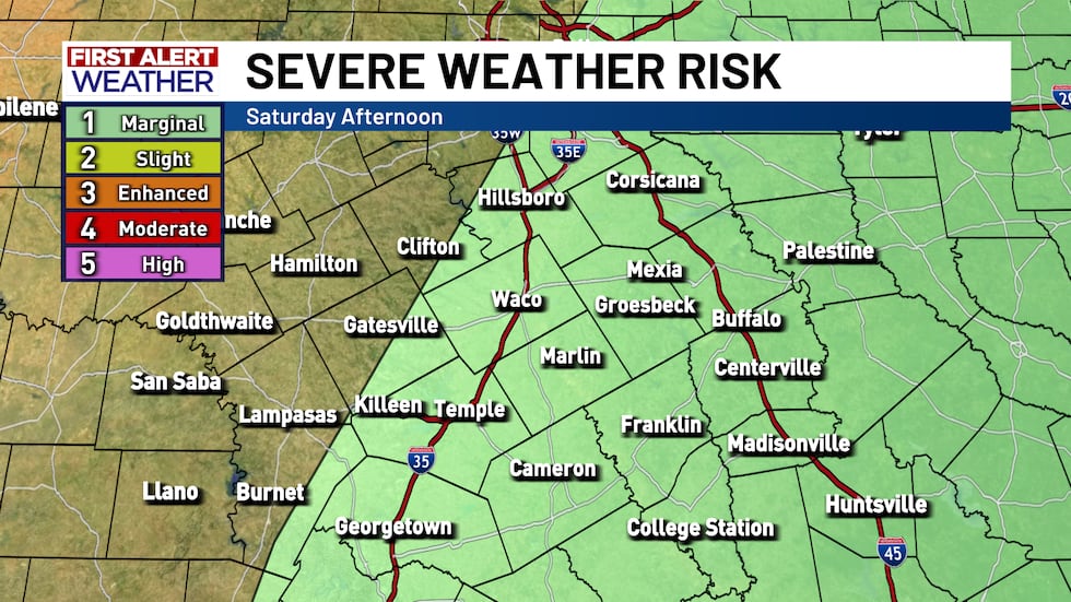 We aren't expecting widespread severe weather and we may escape severe storms entirely, but a...