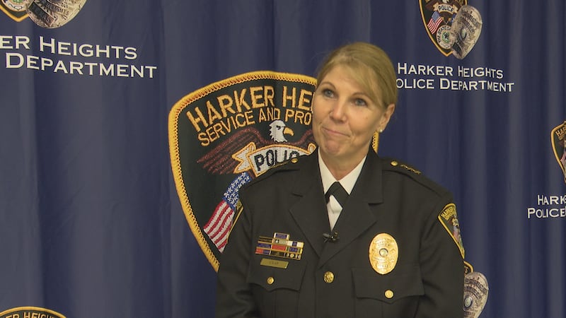 Chief Sonja Clay takes of as leader of Harker Heights PD.