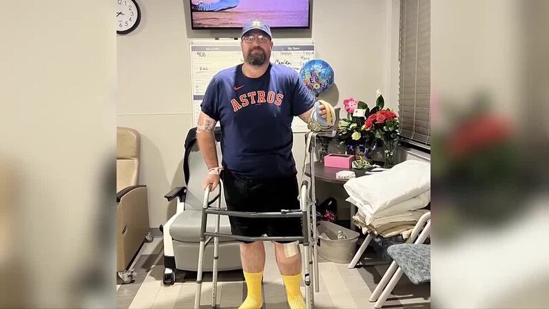 A Huntsville officer is on the road to recovery and he has the support of not only his...