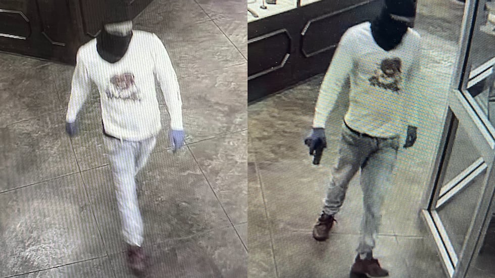 Heist left Boozer’s Jewelers practically empty after a man and a woman robbed the store at...