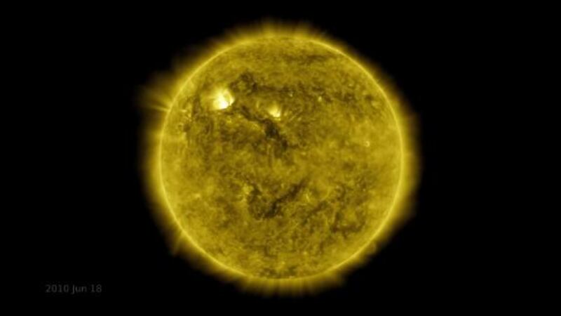 Sun Rotation Time Lapse Watch stunning 10-year time-lapse video of the sun