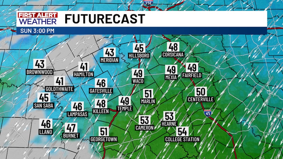 A strong cold front blasts through Central Texas early Sunday morning and will drastically...