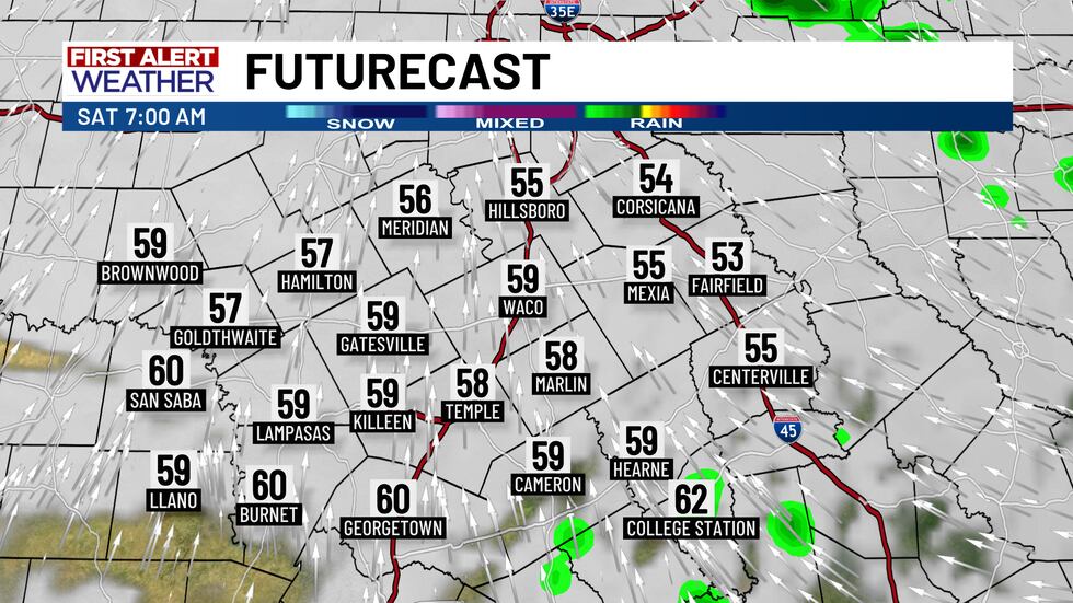 Light showers are expected from Friday afternoon through daybreak Saturday. We'll likely see a...