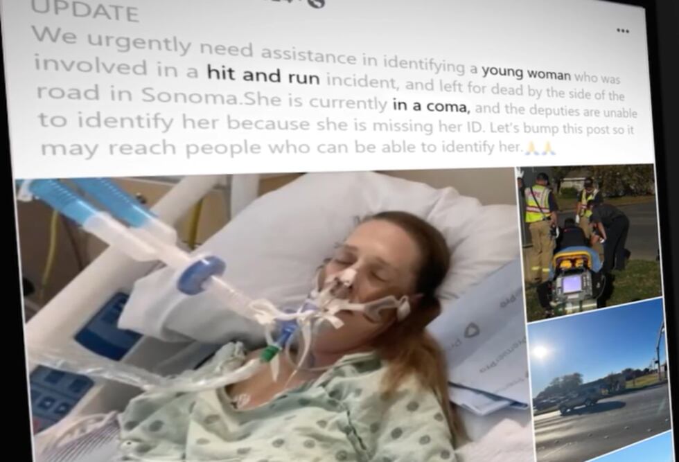 "Bump This Post": An example of a scam post using Erin Stevenson's photo