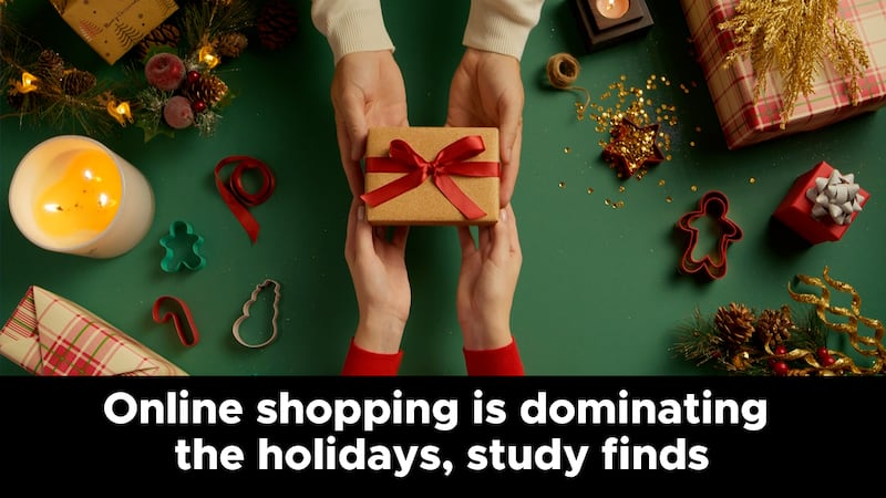 Online shopping is dominating the holidays, study finds