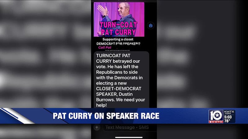 Pat Curry on Speaker race