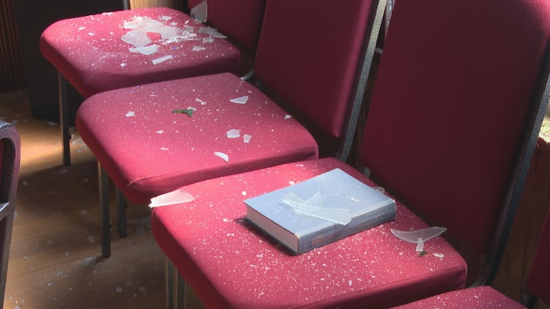The damage, discovered early Tuesday, has left the congregation and community disturbed, but...