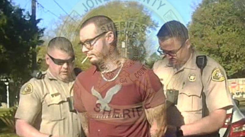 A sheriff's office in Georgia said a man was arrested for abandoning and running over a puppy.