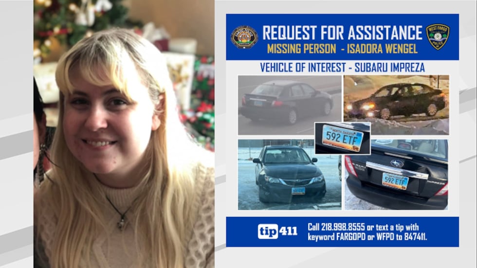 Police are seeking help locating 25-year-old Isadora Wengel's body.