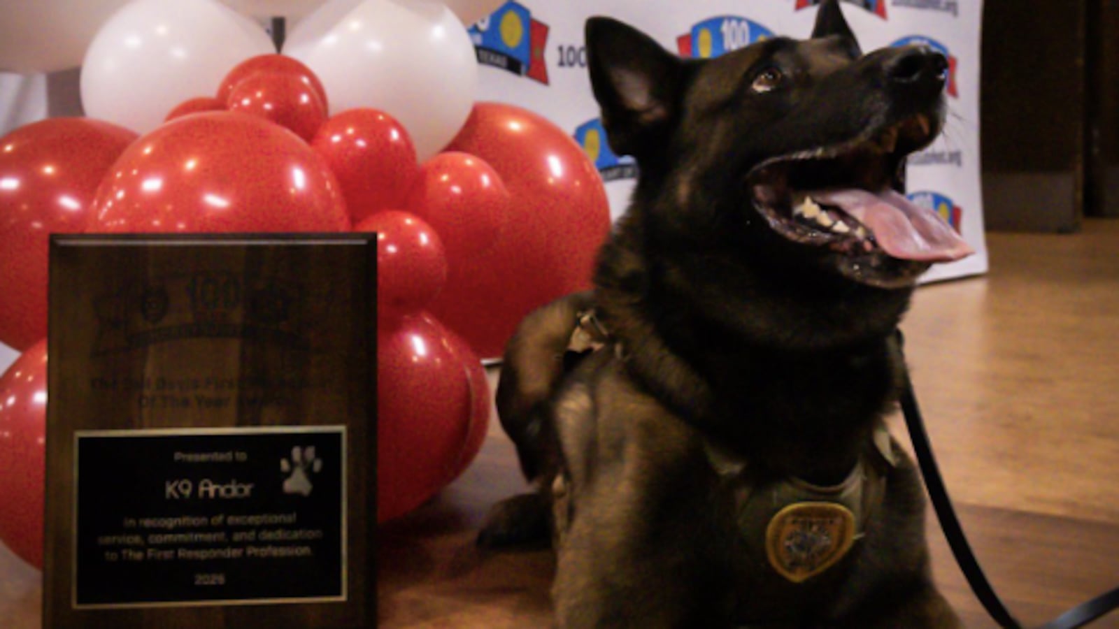 Waco Officer Ridge Waco PD K9 officer named officer of the year