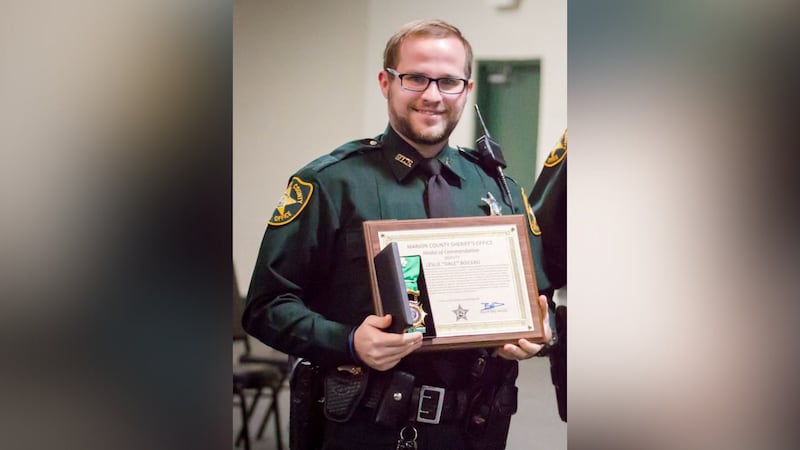 Marion County Sheriff's Deputy Leslie Dale Boileau received an award for saving a boy's life....