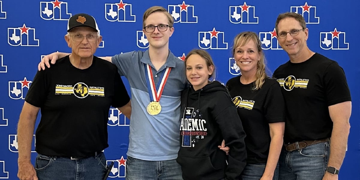 Jonesboro Senior Becomes Second Person Ever To Win Gold At UIL Number Jonesboro senior becomes second person ever to win gold at uil number
