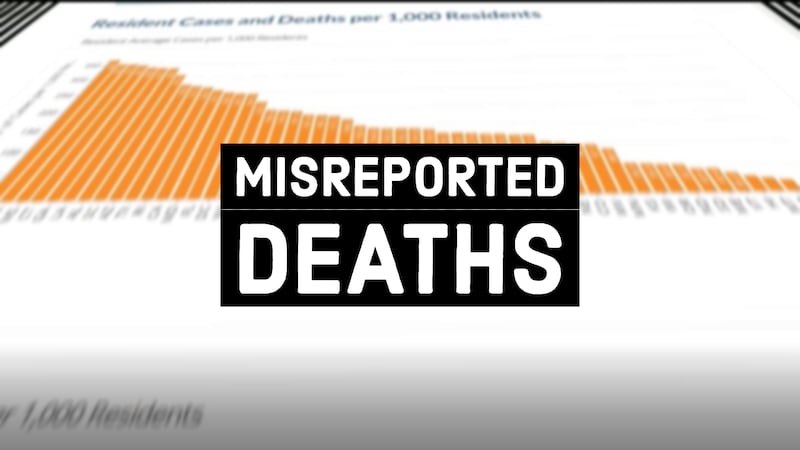 The count of nursing home COVID-19 deaths and cases reported by the federal government remains...