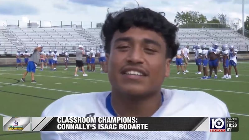 Classroom Champions: Connally's Isaac Rodarte