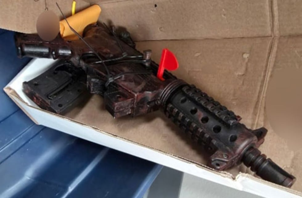 This is the rifle believed to have been used by Shamar Elkins to shoot and kill eight children...