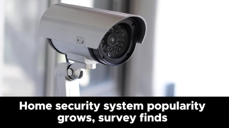 Home security system popularity grows, survey finds