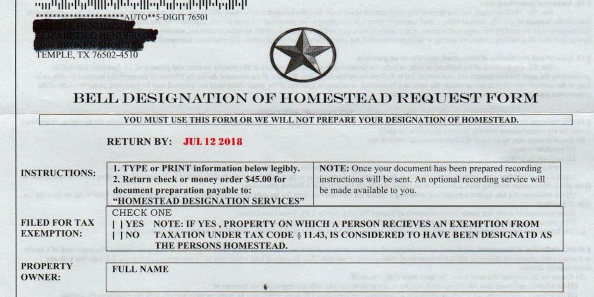 Beware of ‘designation of homestead’ offers, Texas AG warns