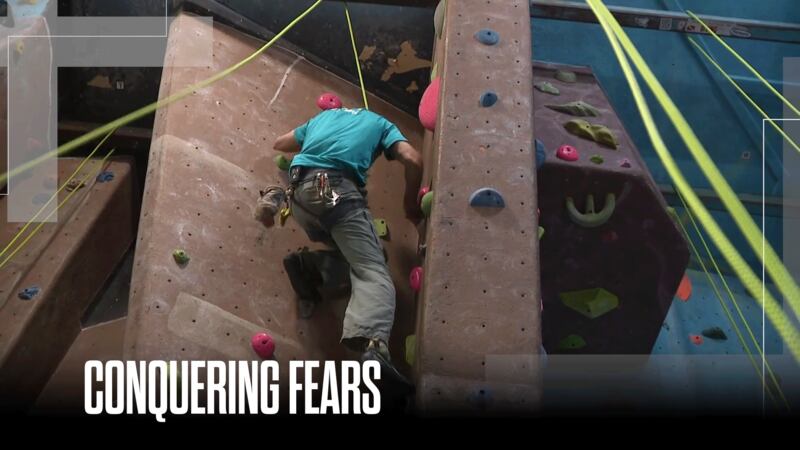 'Flailing Fossils': Vermont seniors build strength, conquer fears on indoor climbing walls
