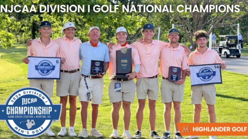 This is the fifth national title for MCC Men's Golf in program history.
