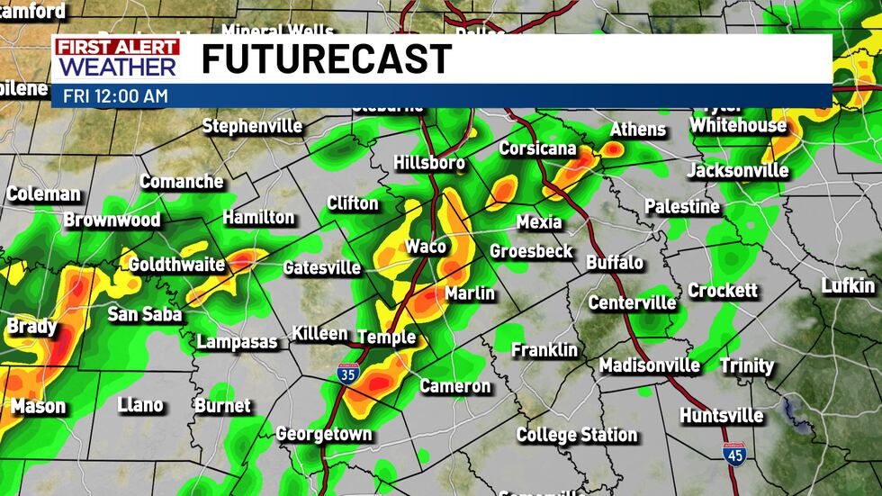 First Alert Futurecast Friday Midnight