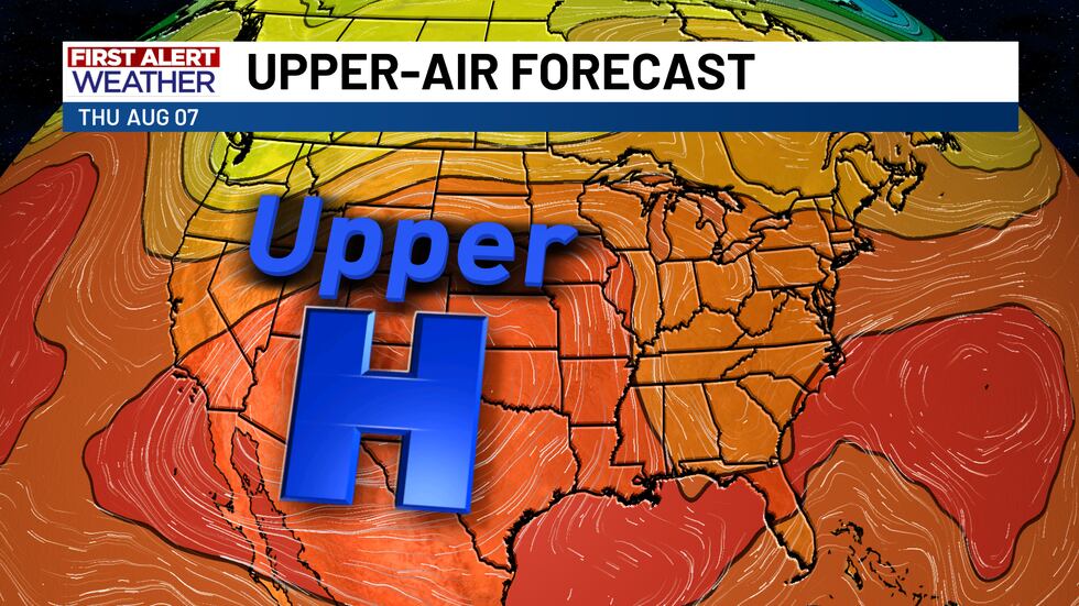 High Pressure Moves In Overhead - the blocking pattern returns for the rest of this week,...
