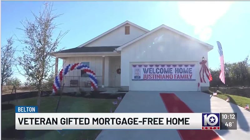 Justinianio learned in August that he had been chosen as the recipient through Building Homes...