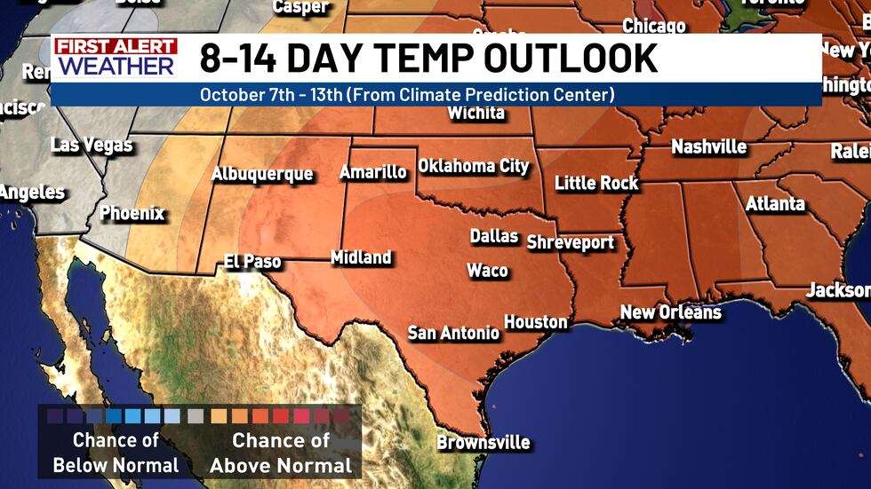 8 to 14 Day Temperature Outlook