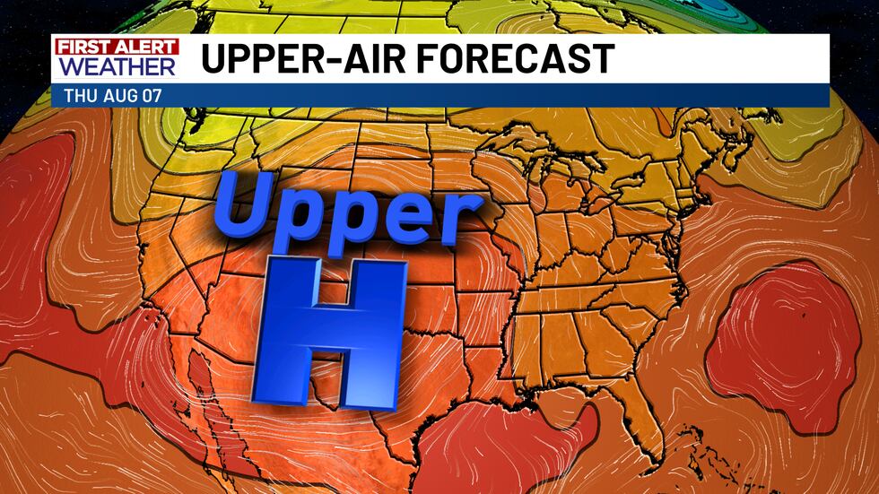 High Pressure Builds Overhead This Week