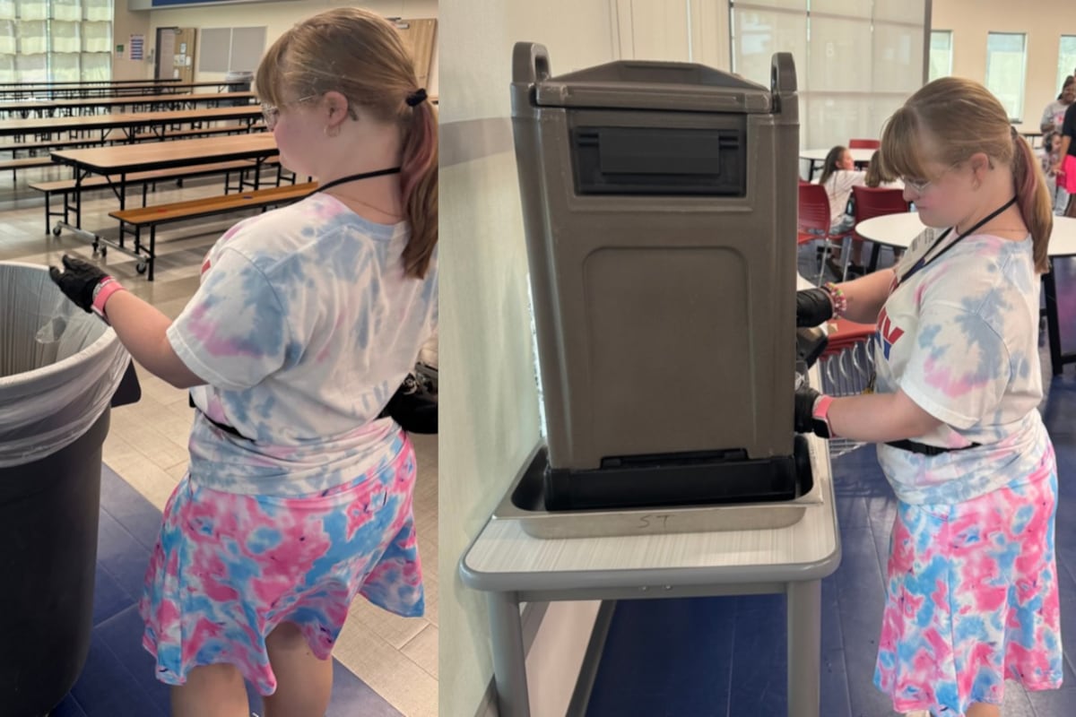 Potts Ele Midway ISD Graduate with Down Syndrome brings joy and a helping hand to ...