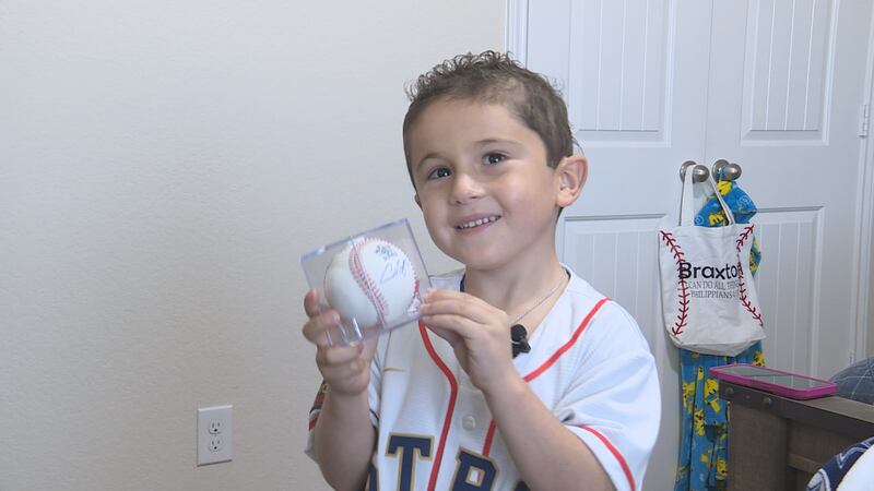 A Navasota boy battling cancer got an exciting surprise from a Houston Astros player on Thursday.