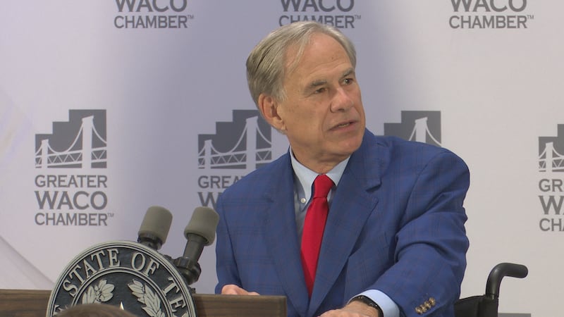FILE: Governor Greg Abbott delivers his State of the State Address in Waco, Texas.